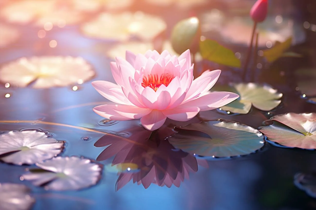 Kwiat lotosu: odkryj piękno i spokój pozycji lotosu w jodze
