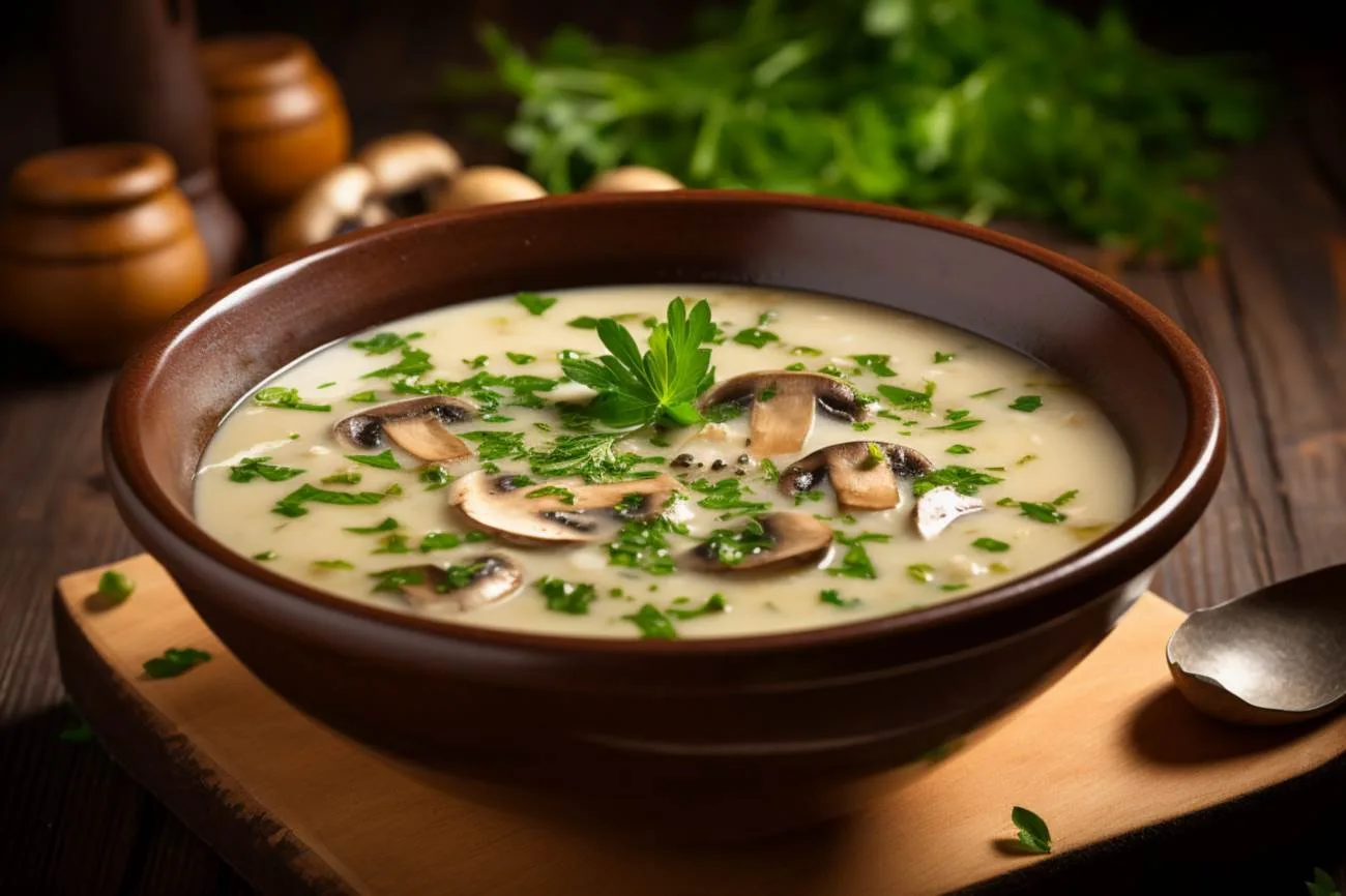 Wartość kaloryczna zupy grzybowej - ile kalorii ma zupa grzybowa?